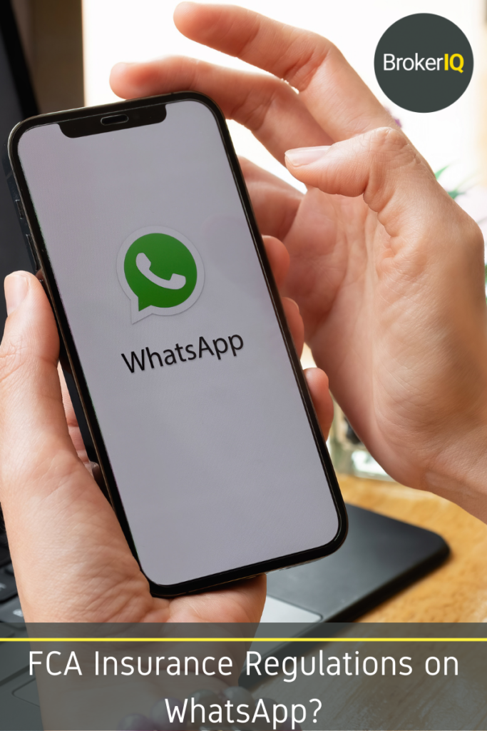 fca insurance regulations on whatsapp